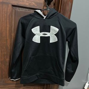 Boys Youth Medium hooded Sweatshirt- Under Armour